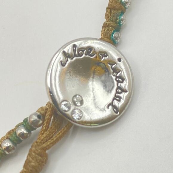 CHLOE + ISABEL 2 Strand Necklace Faceted Gemstone Silver Tone Ball Bead Chain - Picture 6 of 6